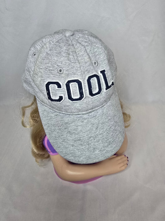 Carters velcro dad hat grey w/ navy COOL