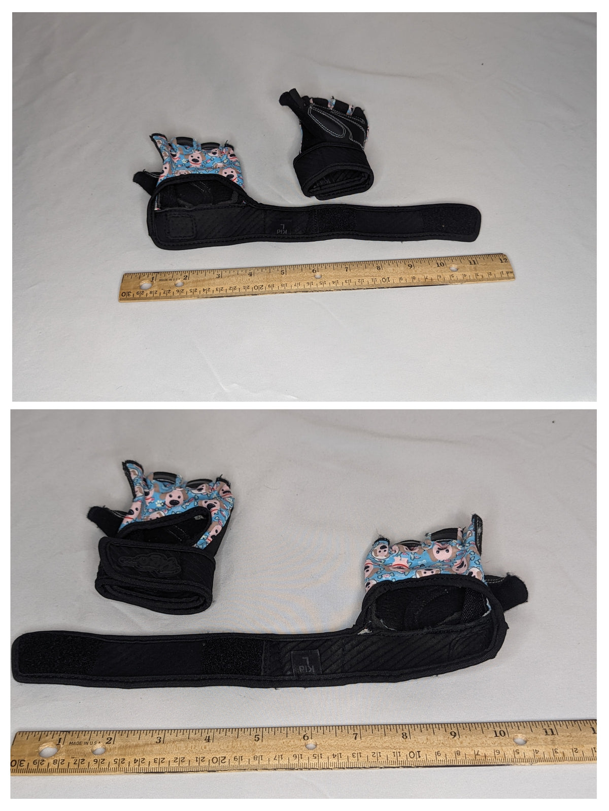EUC fingerless cycling gloves,padded palms,