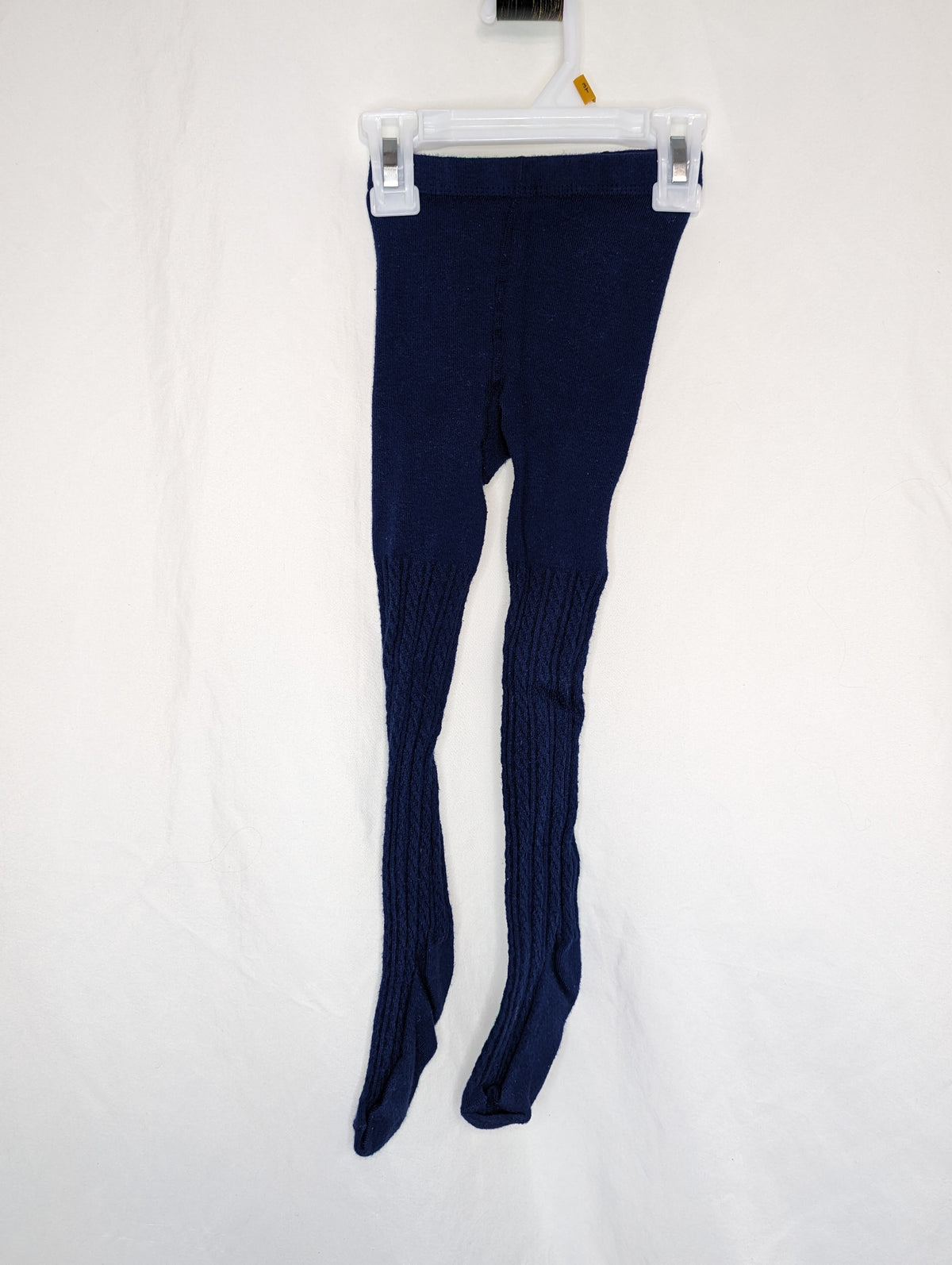 EUC OshKosh 2T-4T blue cable knit tights