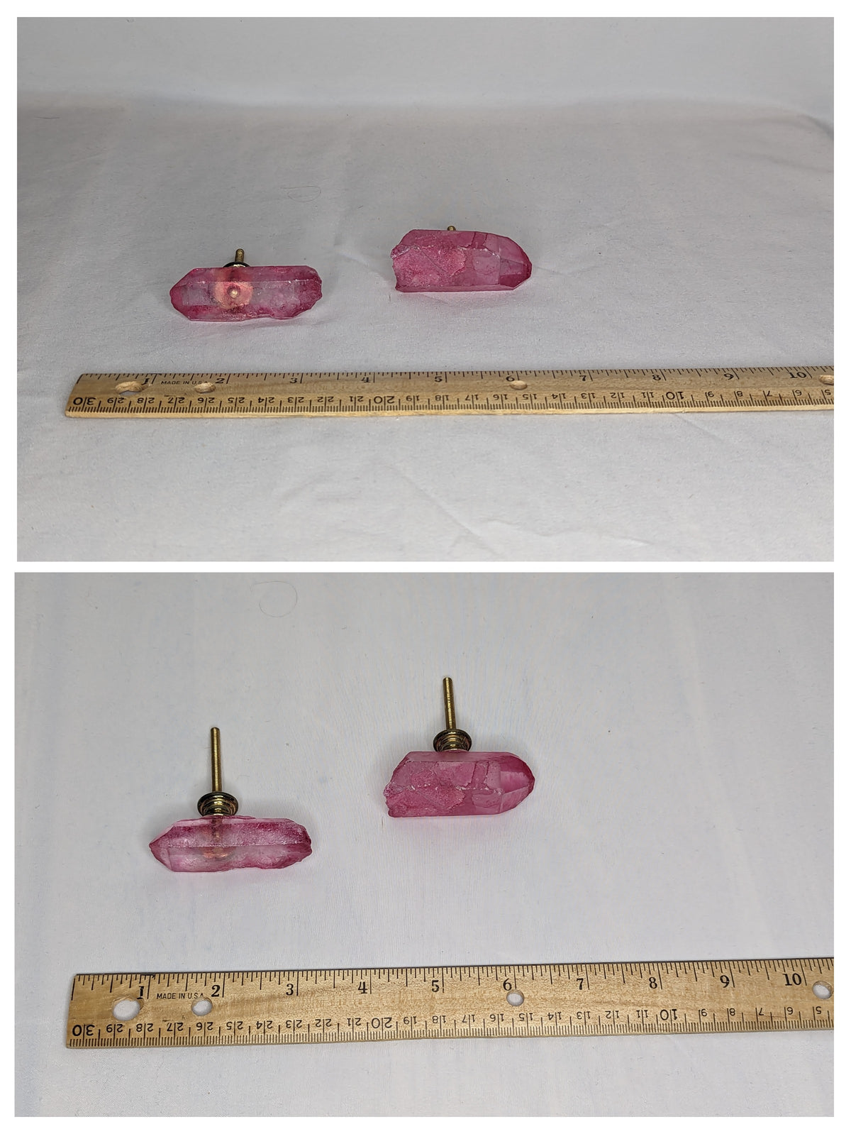 EUC Pink rock crystal drawer/cabinet/closet