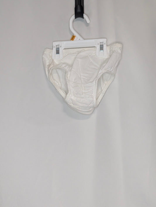 GUC diaper cover, thin white cotton, elastic - size Toddler - 2T