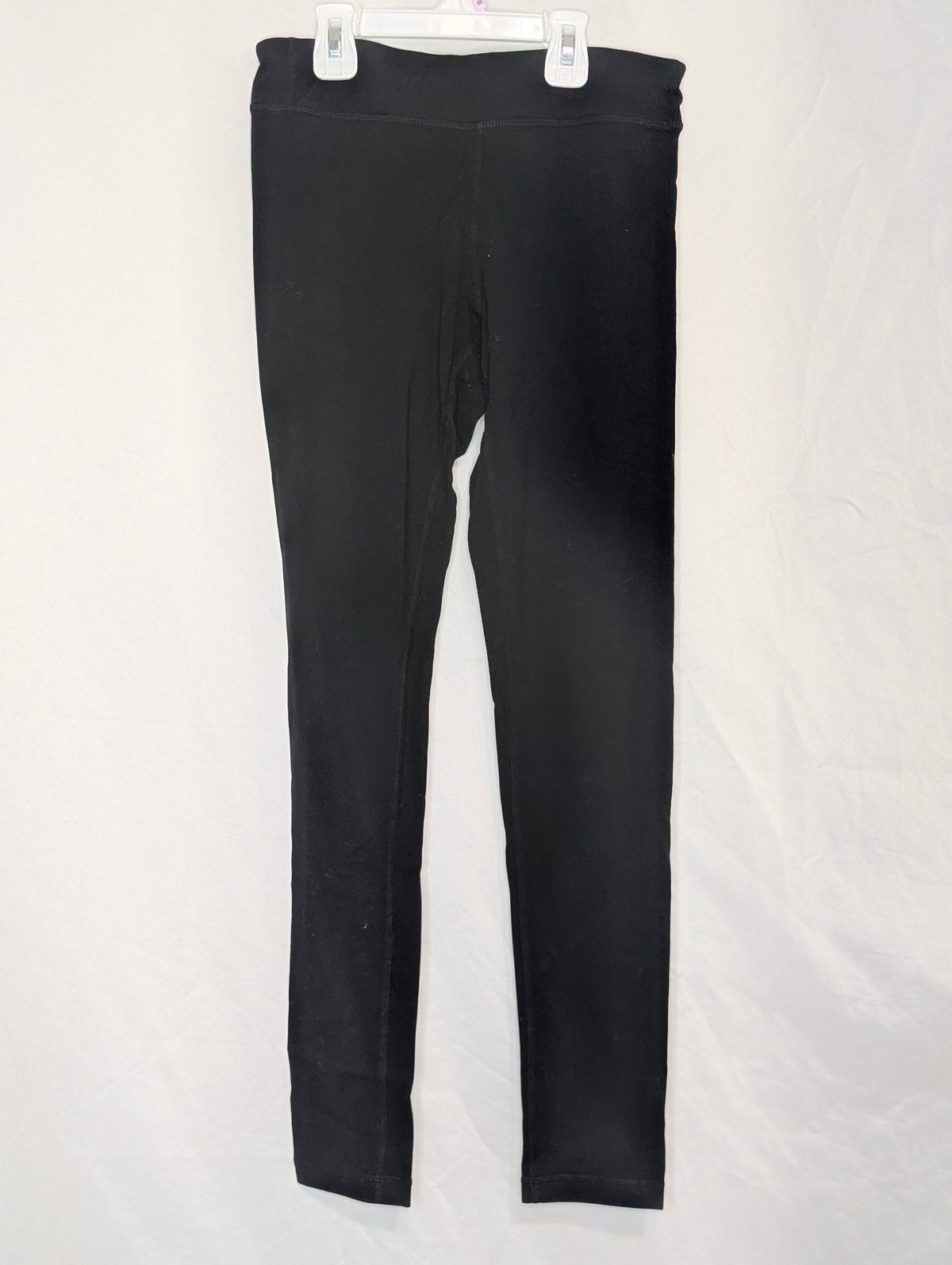GUC Athleta girl black leggings - size Youth - 12 (L)