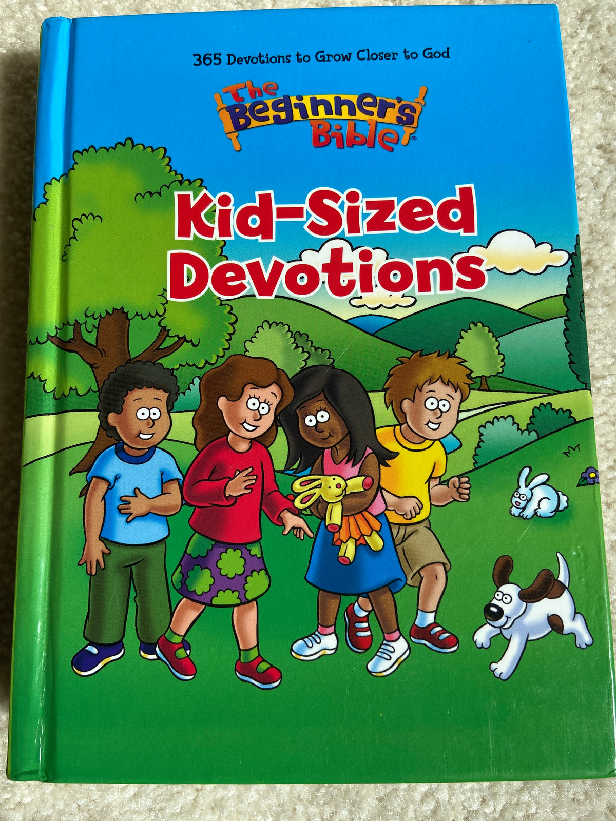 Kid-Sized Devotions Hard cover, good