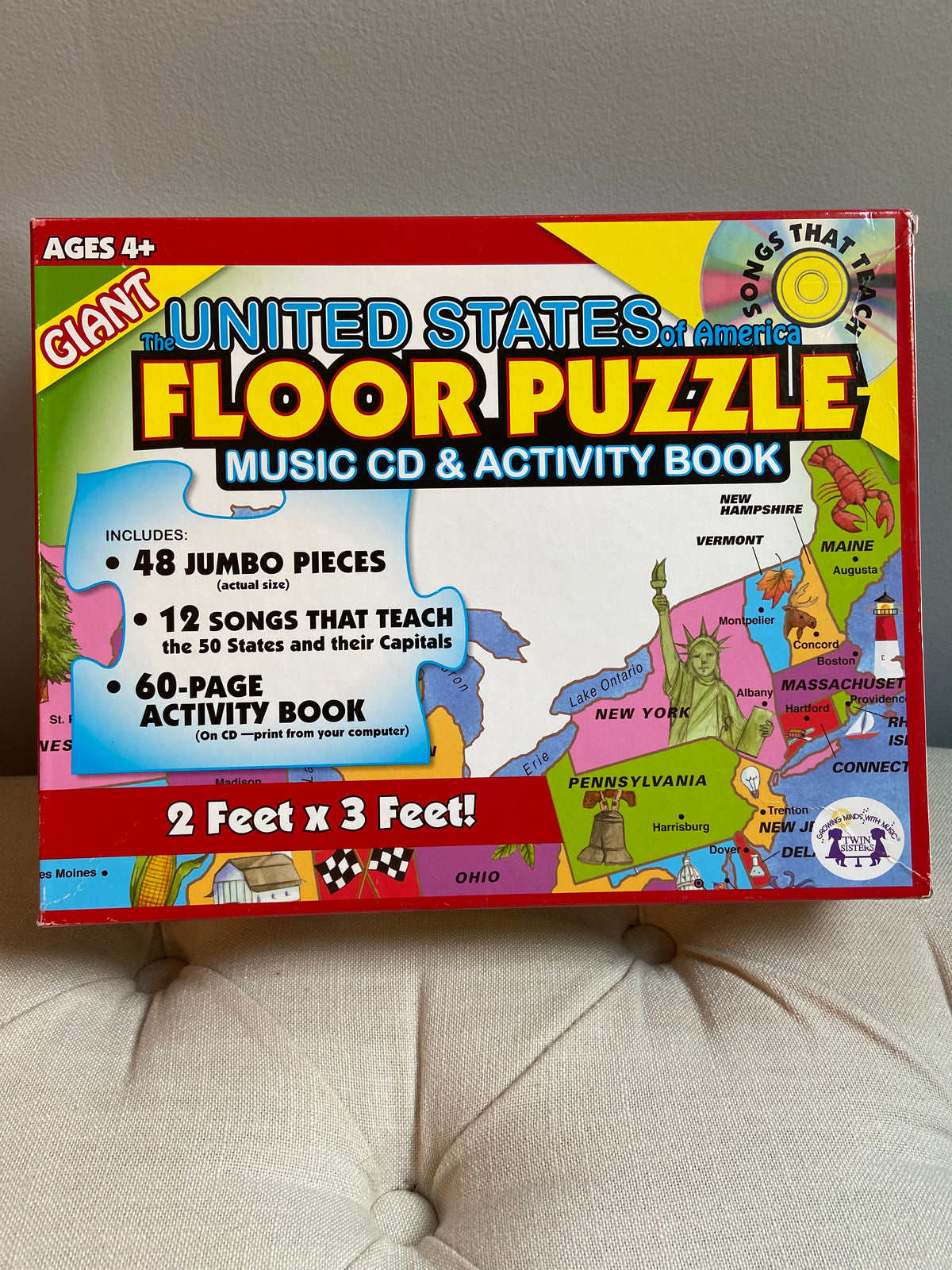*USA floor puzzle And more, complete