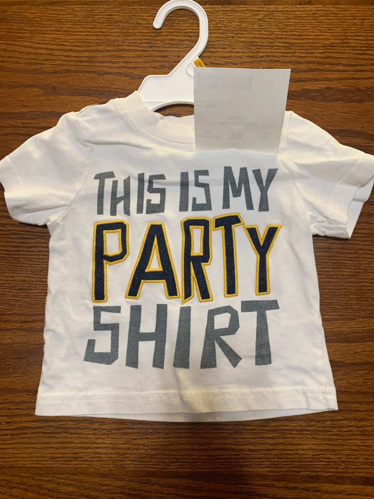 White Party Shirt *Crazy 8 - size Month - 3-6 / 6M