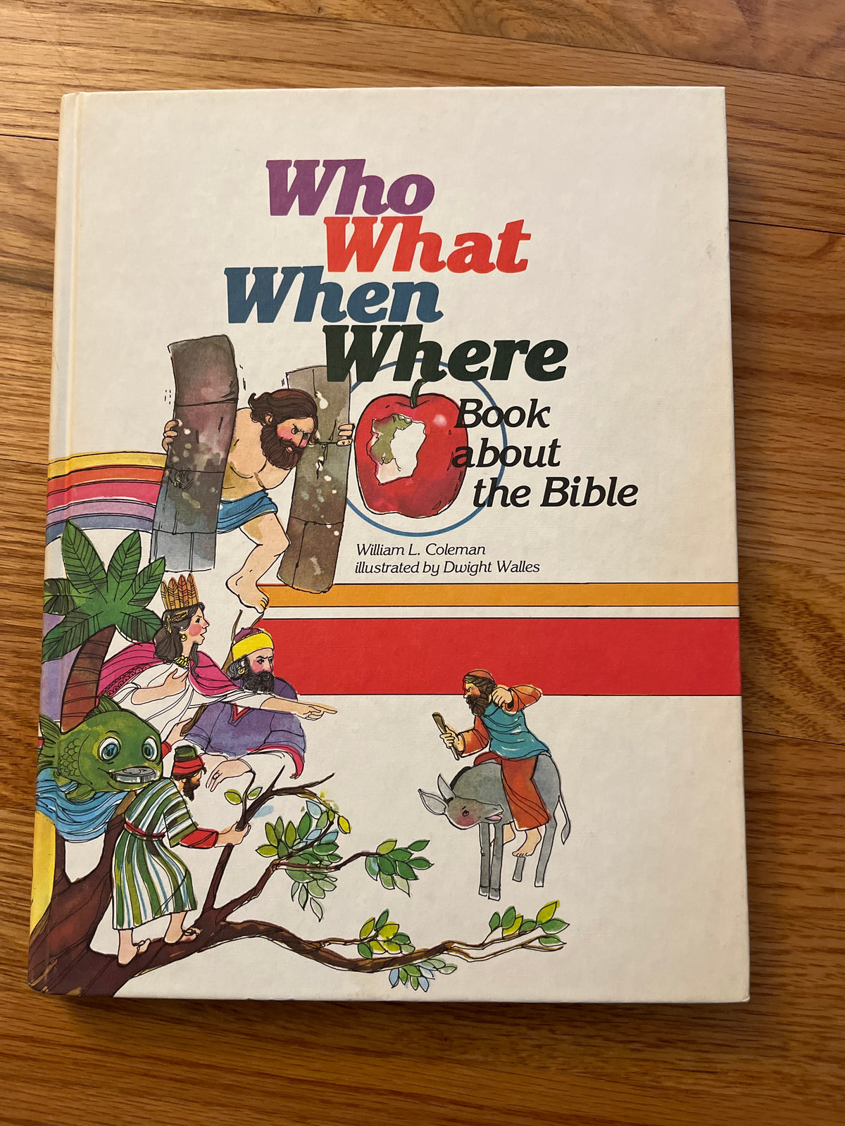 Who What When Where Book About the Bible, hdcvr
