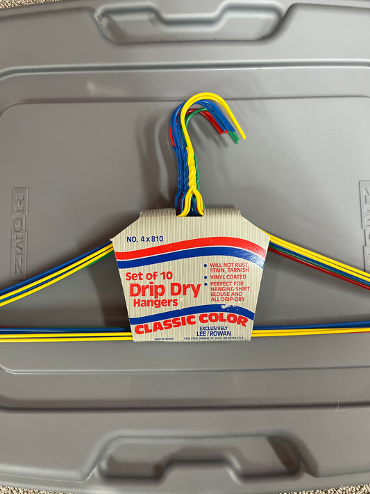 10 hangers Classic colors