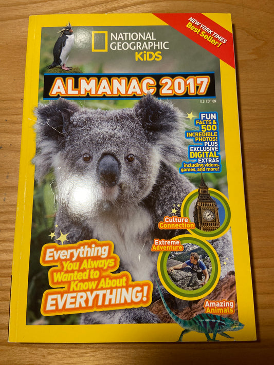 *Nat Geo Kids Almanac 2017, 330 pages