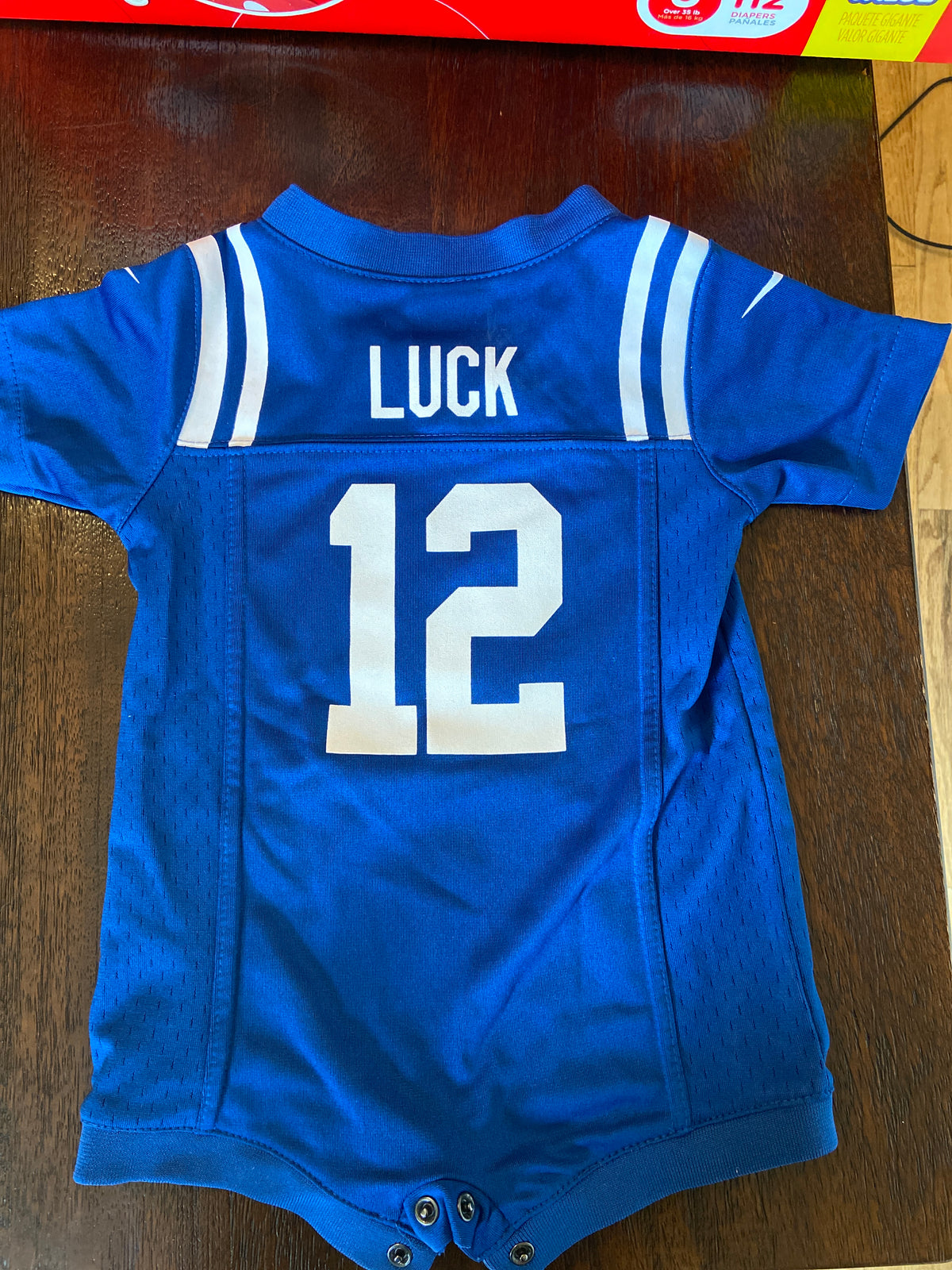 NFL Colts onesie new *Andrew Luck - size Month - 6-9 / 9M