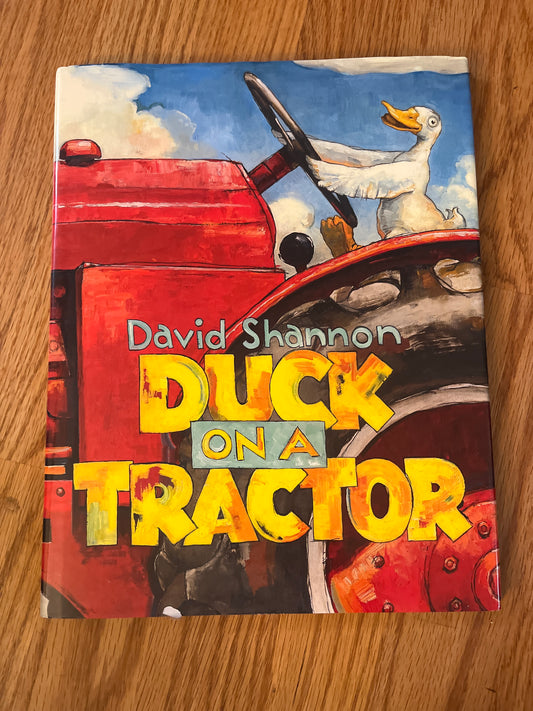 Duck on a Tractor-signed Hardcover, like new