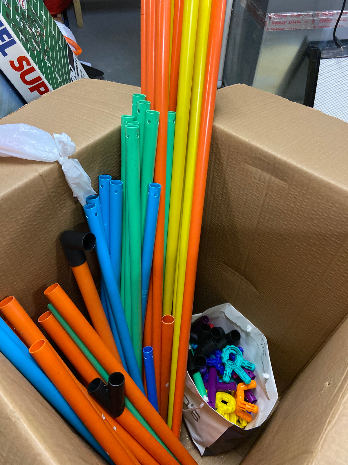 *Lot Antsy Pants build Poles, connectors, etc