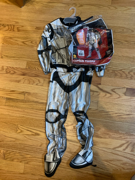Captain Phasma-COMPLETE Star Wars Disney - size Youth - 8 (M)