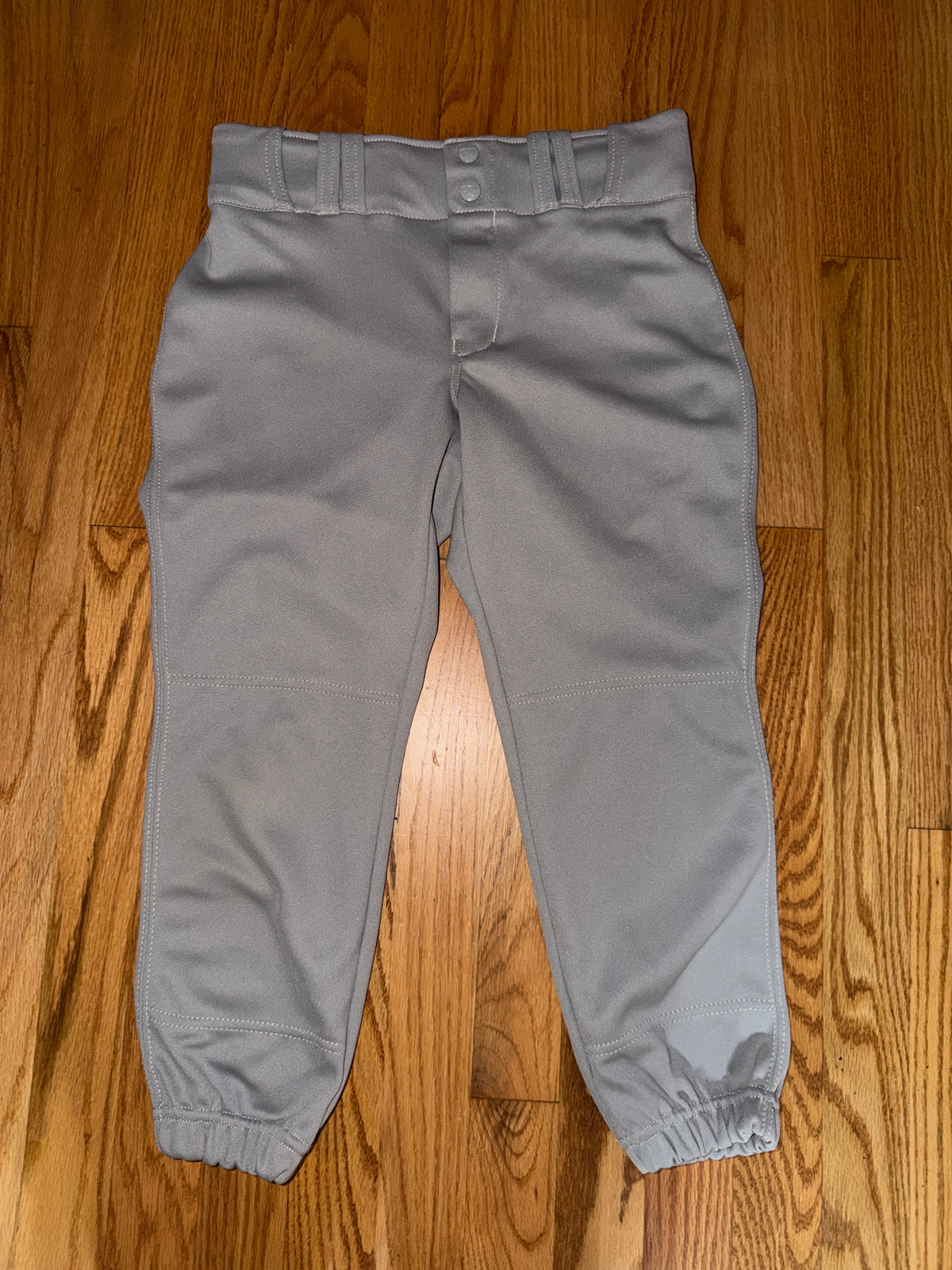 Grey baseball pants Champro S -short - size Youth - 6 (S)