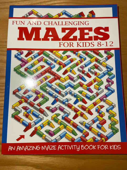*Fun & Challenging mazes Kids 8-12