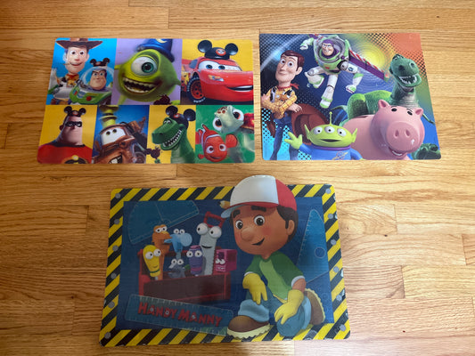 3 Disney placemats Disney Parks & Store