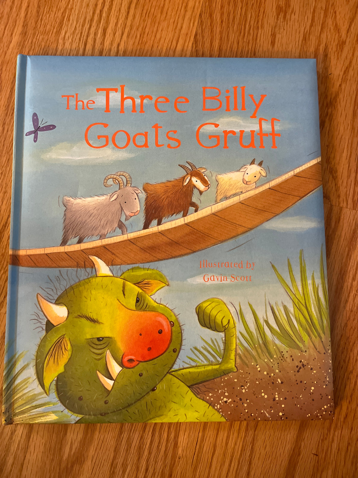 The 3 Billy Goats Gruff hardcover, like new