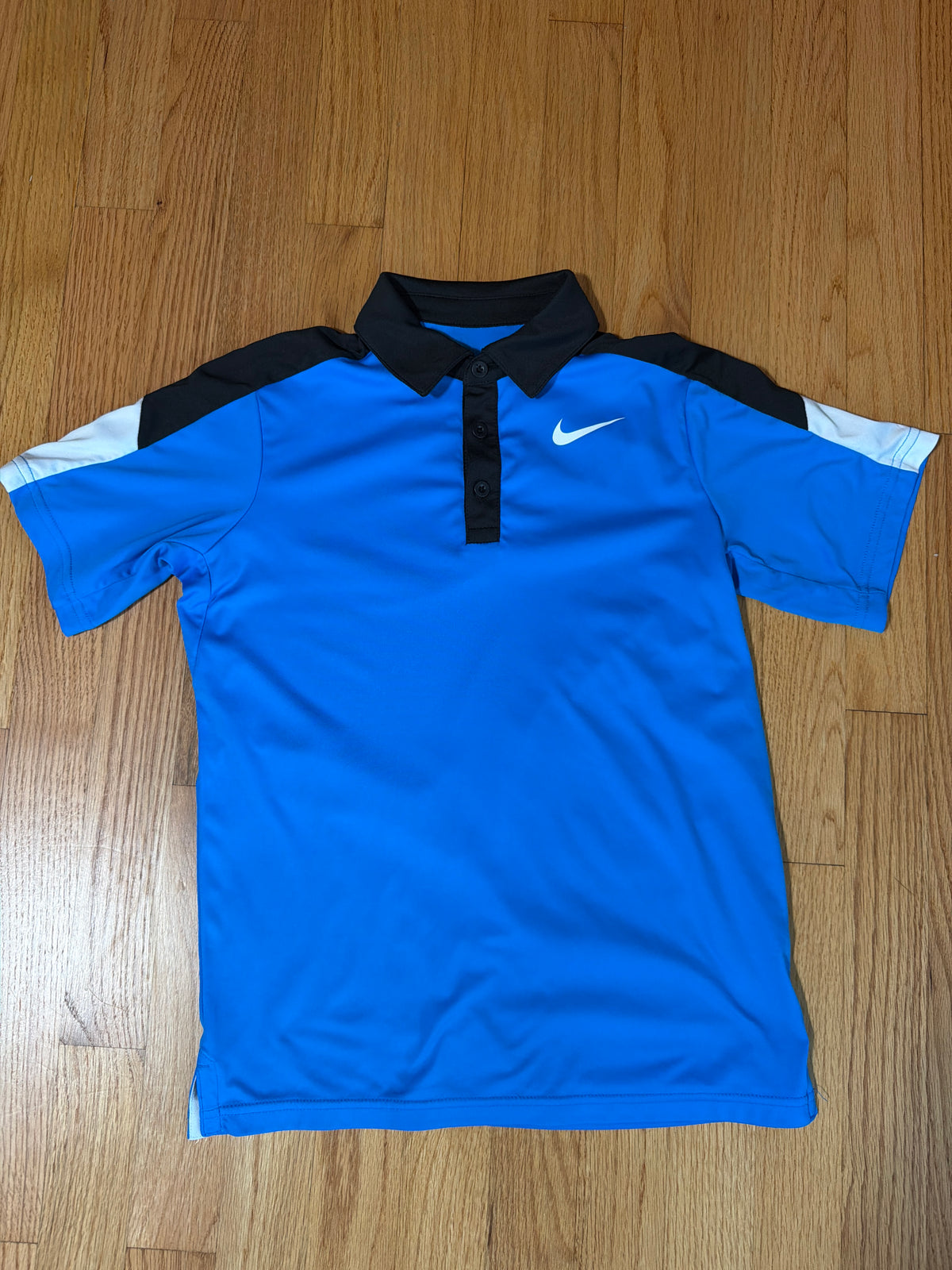 Blue Nike polo -S Dri-Fit, Like new - size Youth - 7 (S)