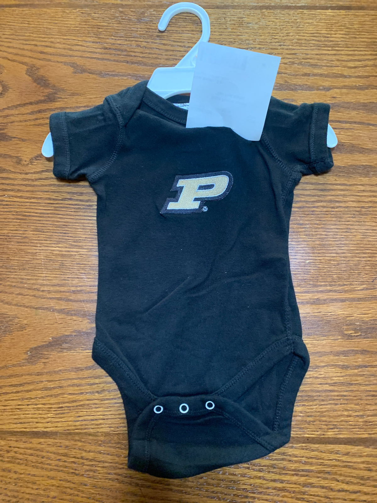Black Purdue onesie *Two Feet Ahead - size Month - 3-6 / 6M