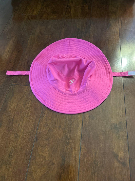 Coolibar water hat EUC 12-24 months, pink