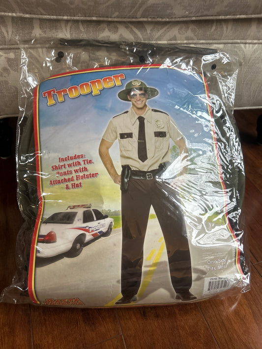 State Trooper costume Adult one size fits most