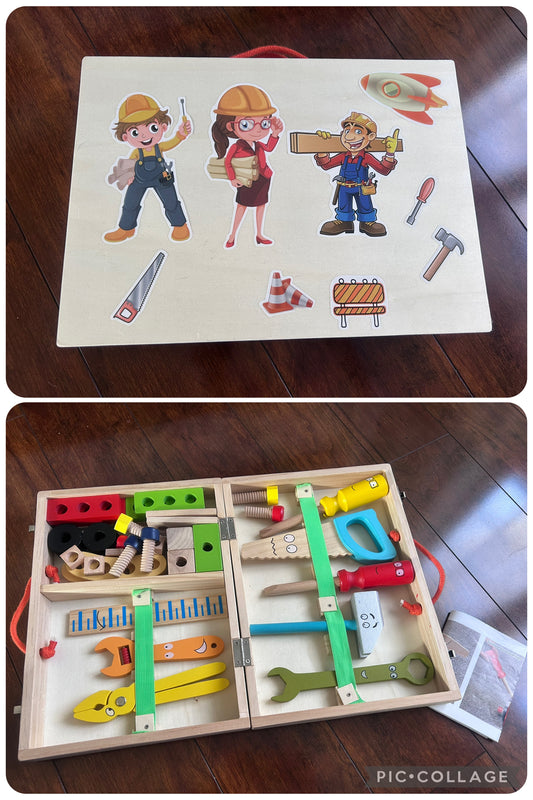 Wooden Tool Kit VGUC