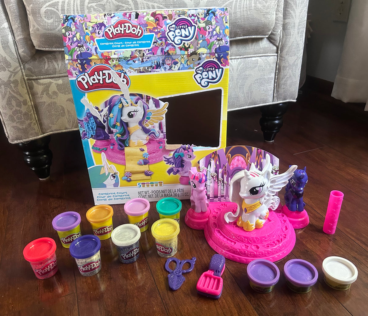 Play-Doh my little pony Included extra playdoh