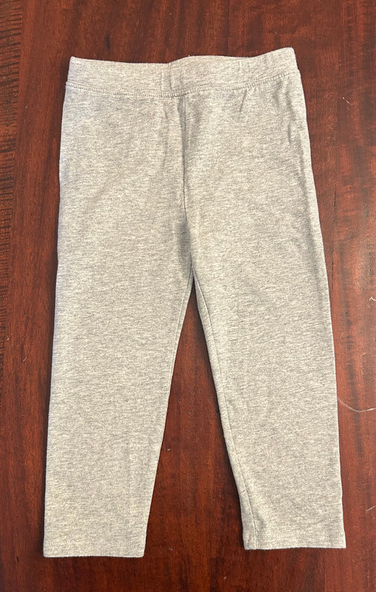 GAP COTTON LEGGINGS CAPRI GREY VGUC - size Youth - 4 (XS)