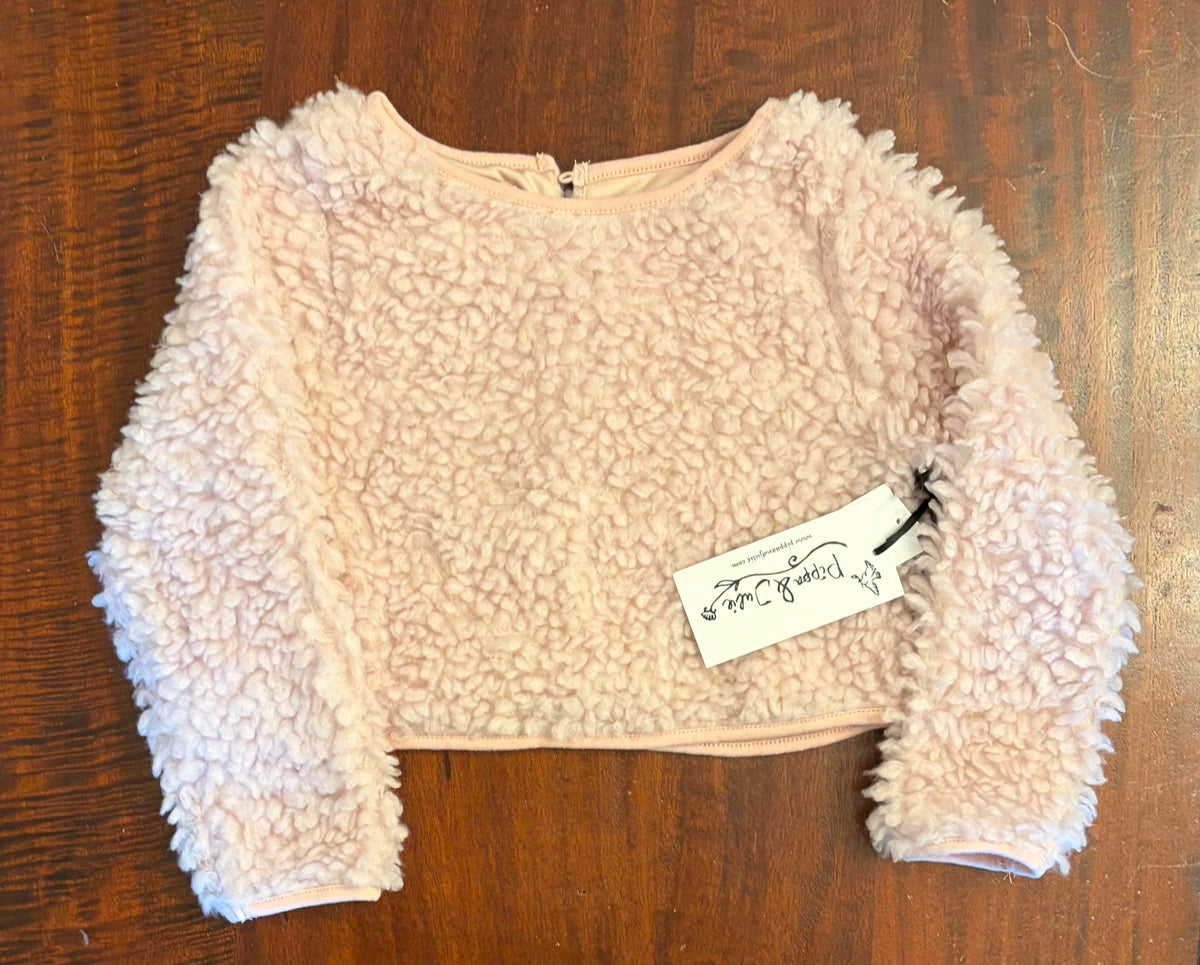 PIPPA & JULIE BLUSH PINK NEW WITH TAG TOP LONG SL - size Youth - 5 (XS)