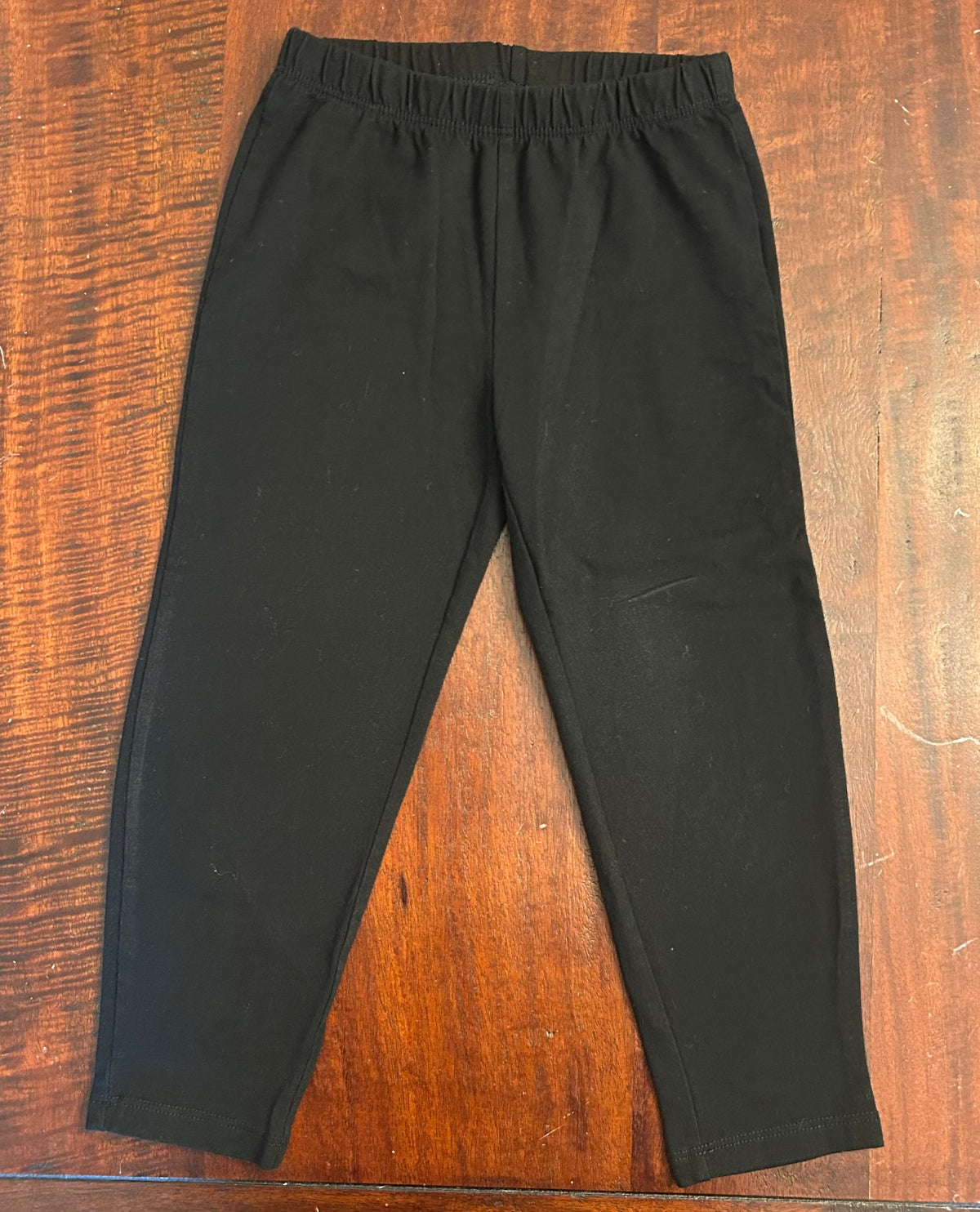 GAP BLACK COTTON CAPRI LEGGINGS GUC - size Youth - 6 (S)