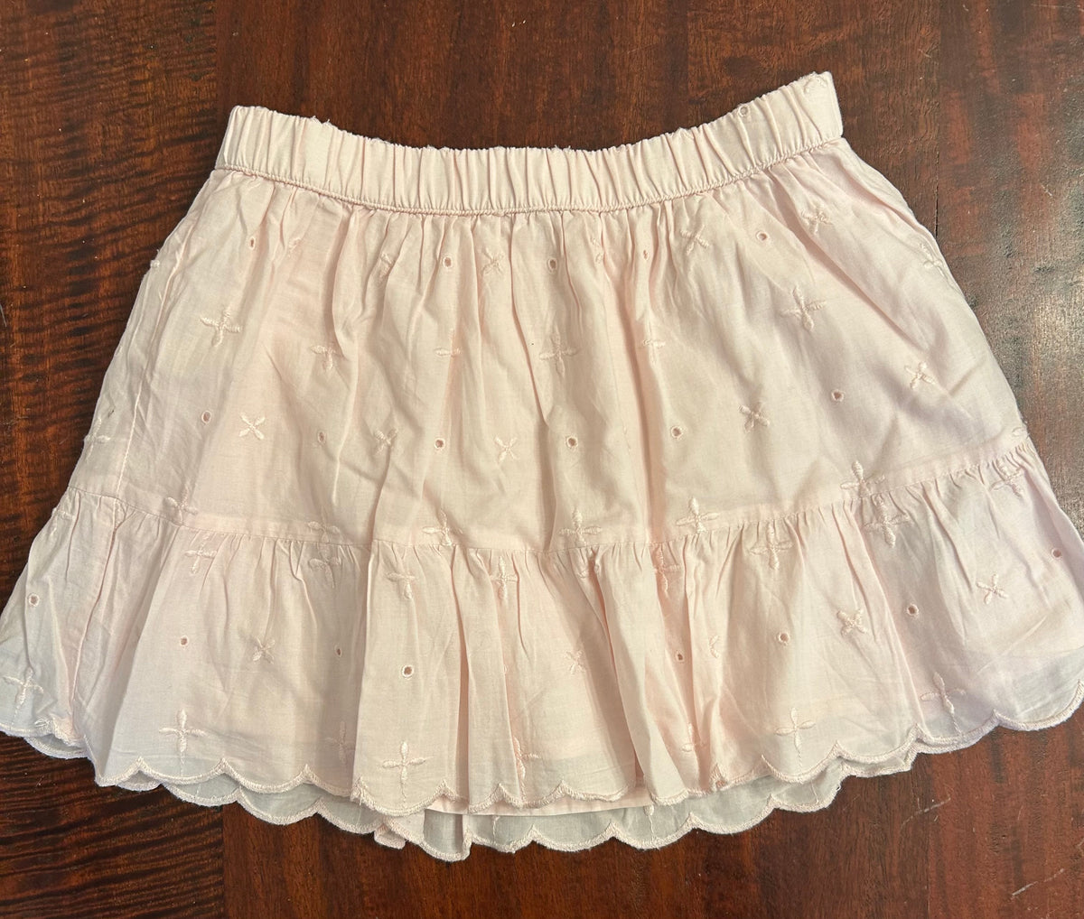 GAP SOFT PINK SKIRT COTTON EUC - size Youth - 6 (S)