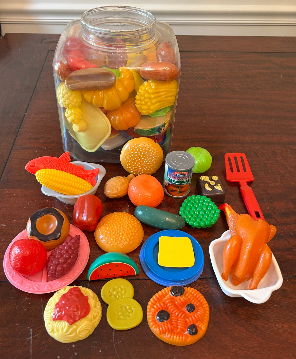 PLASTIC FOOD ITEMS MANY EXAMPLES