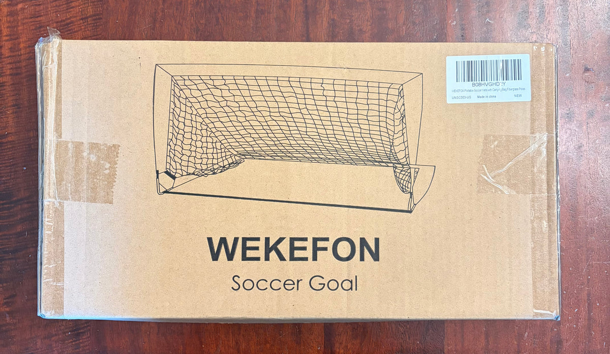 WEKEFON SOCCER GOAL NEW PORTABLE ORANGE