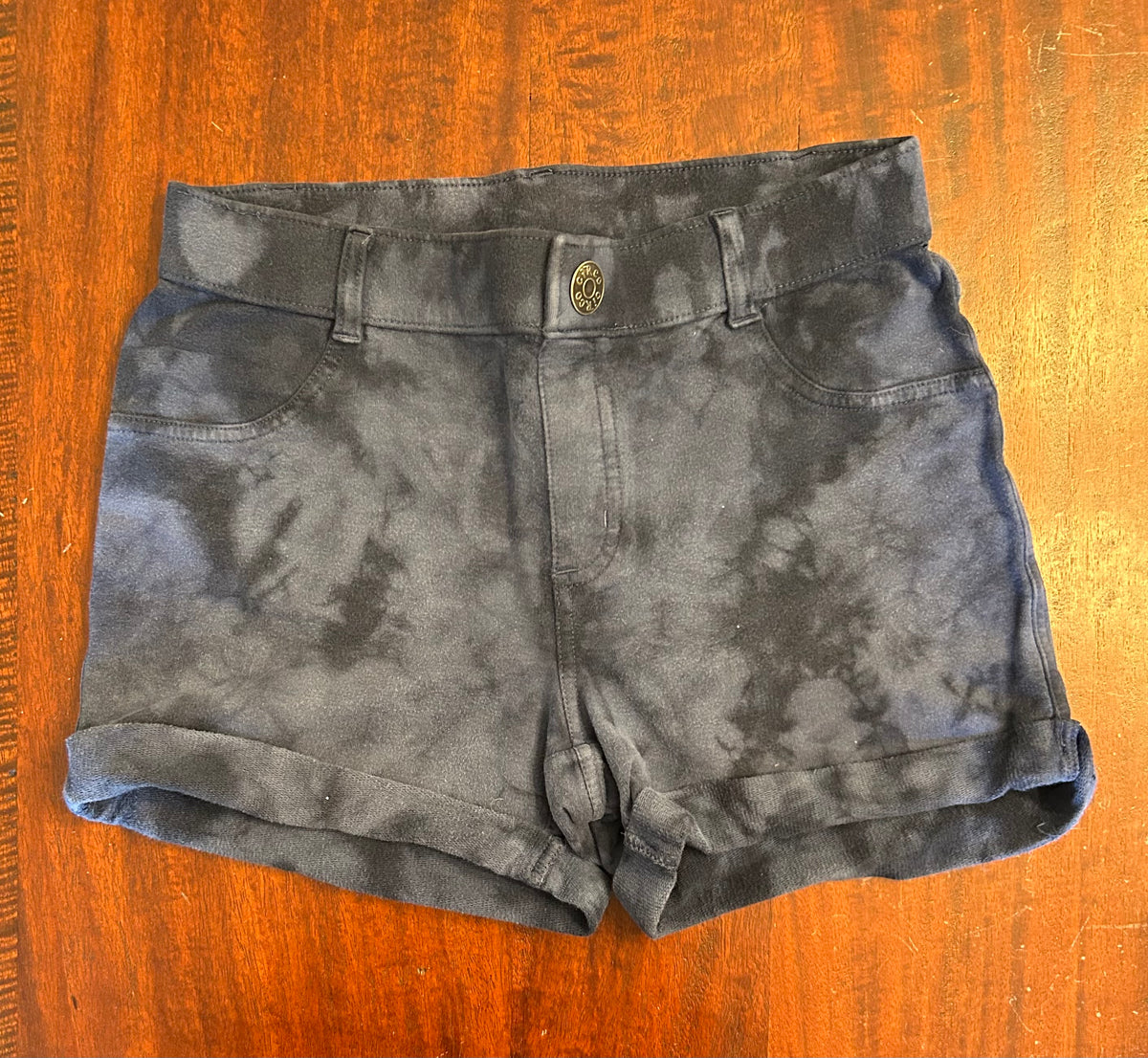 CIRCO NAVY COTTON SHORTS CAMO PLAY - size Youth - 10 (L)