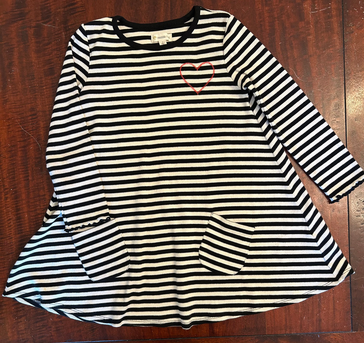 TUCKER TATE SWEATER DRES STRIPE EUC SOFT - size Youth - 5 (XS)