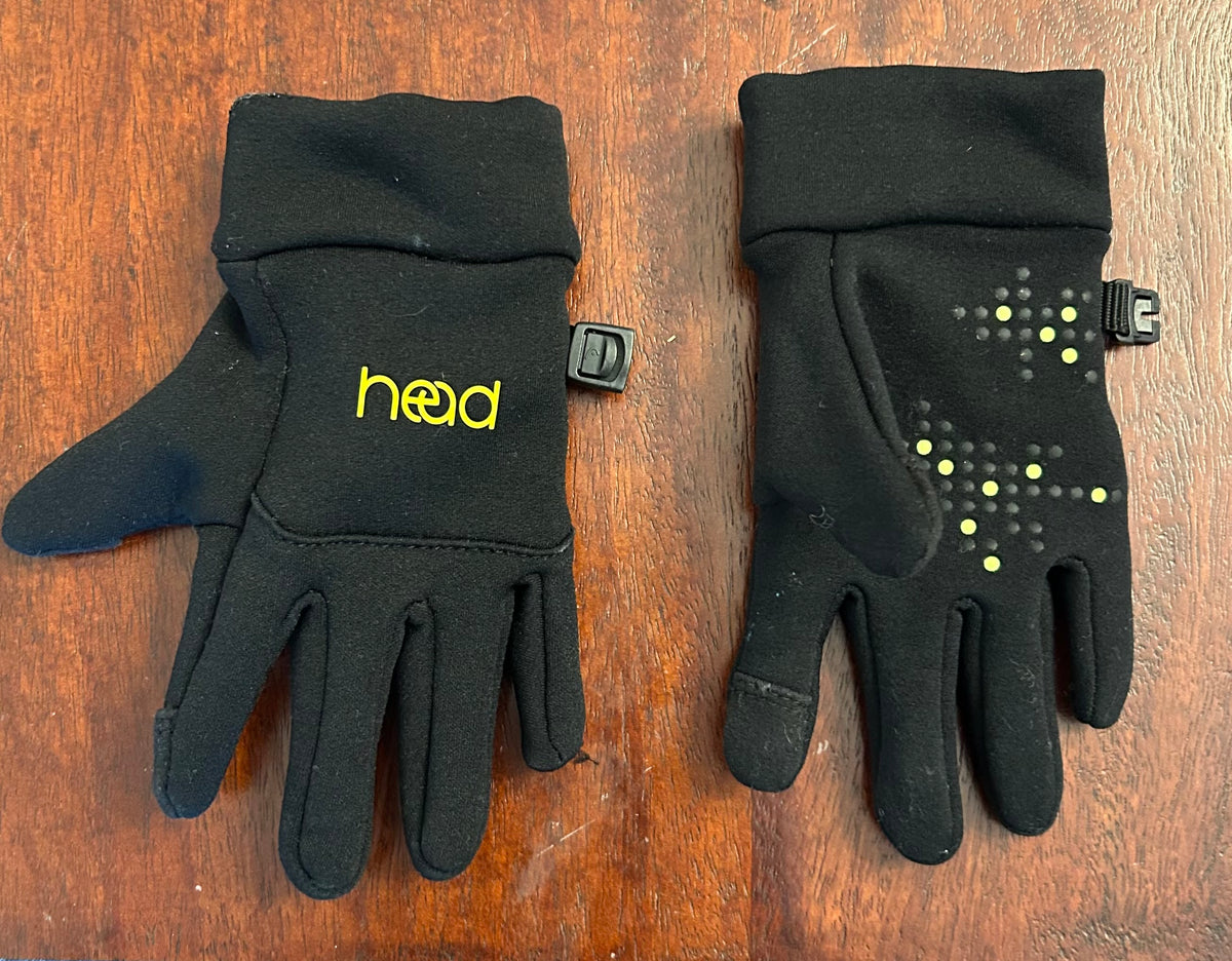 HEAD BLACK GLOVES THIN 4YO