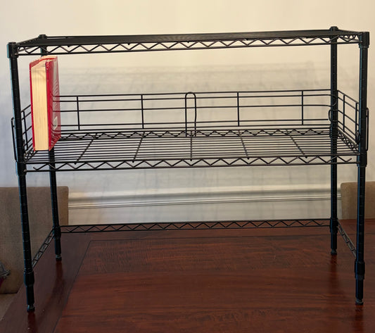 ORGANIZE IT STEEL OVER DESK SHELVE STURDY