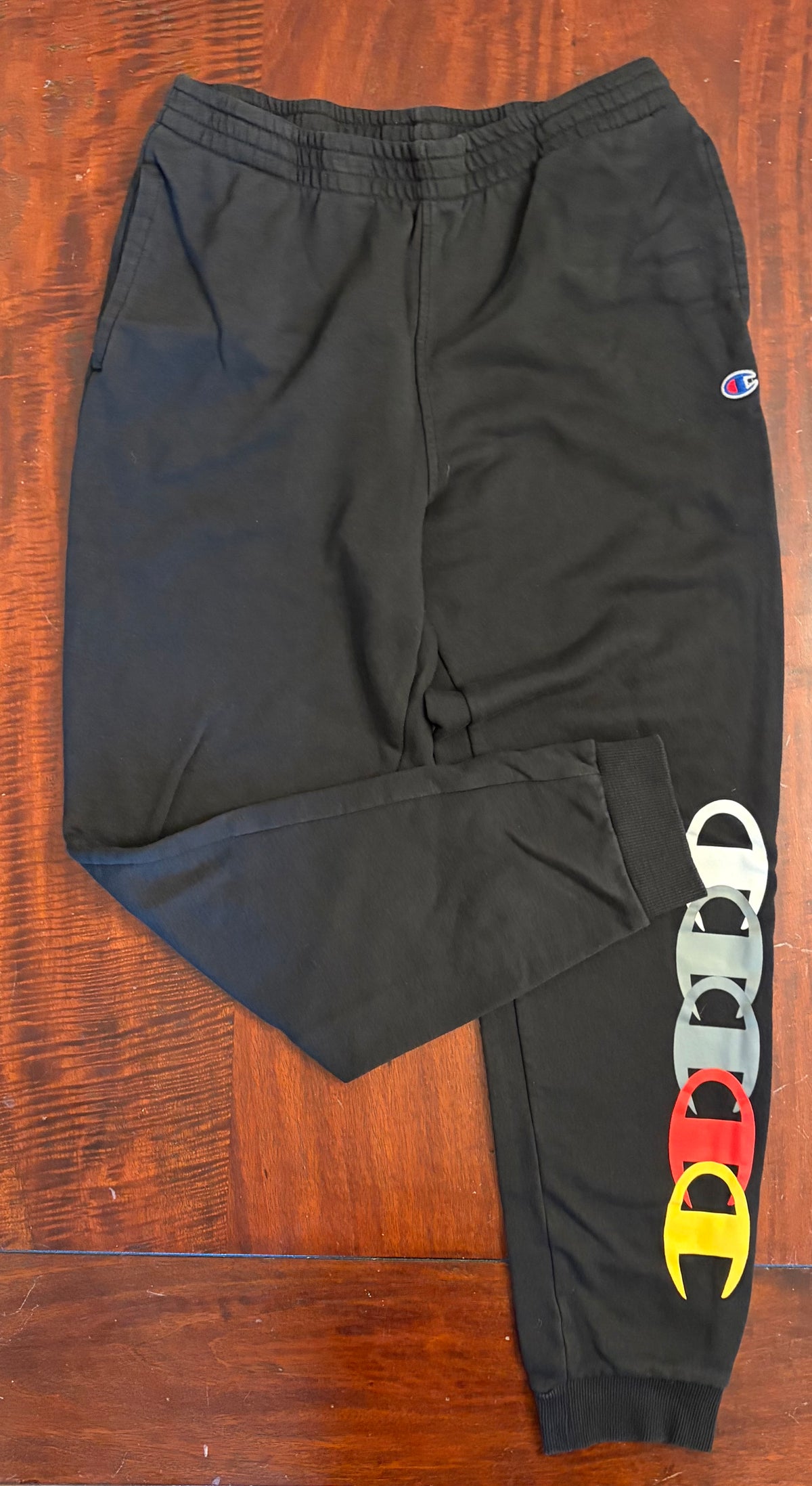 CHAMPION FLEECE JOGGERS BLACK GUC - size Youth - 14 (XL)