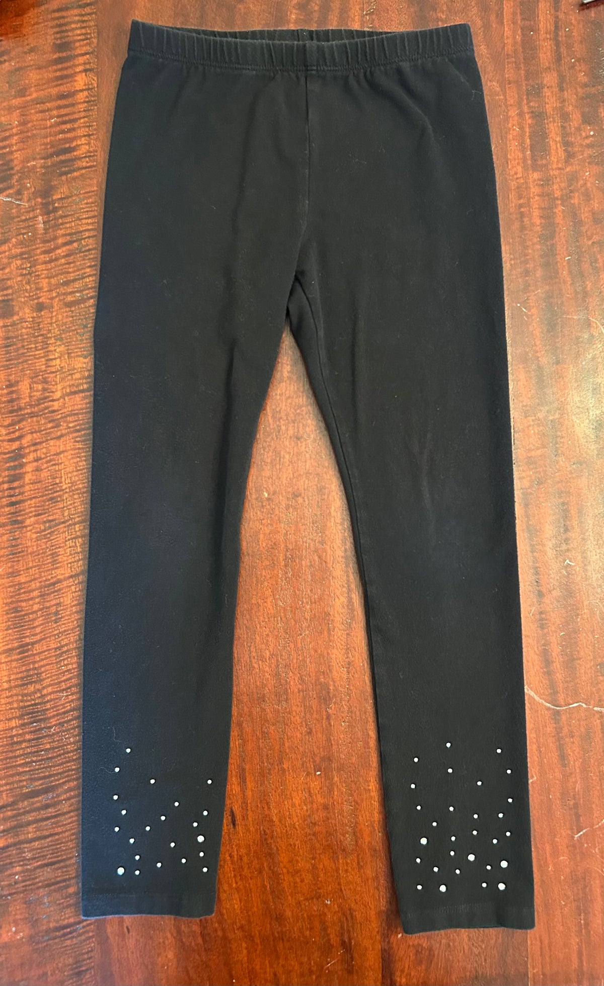 CHILDRENS COTTON LEGGING SPARKLY BOTTOM PLAY - size Youth - 7 (S)