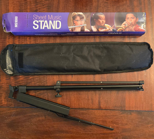 MS1000 SHEET MUSIC STAND EUC LIGHTWEIGHT