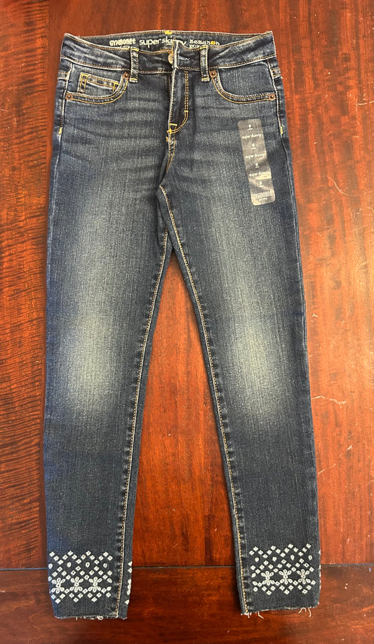 GYMBOREE SUPER SKINNY JEANS NEW NWT - size Youth - 8 (M)