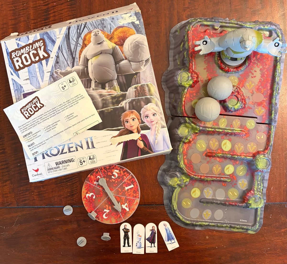 RUMBLING ROCK FROZEN 4+ GAME 2-4 PLAYERS