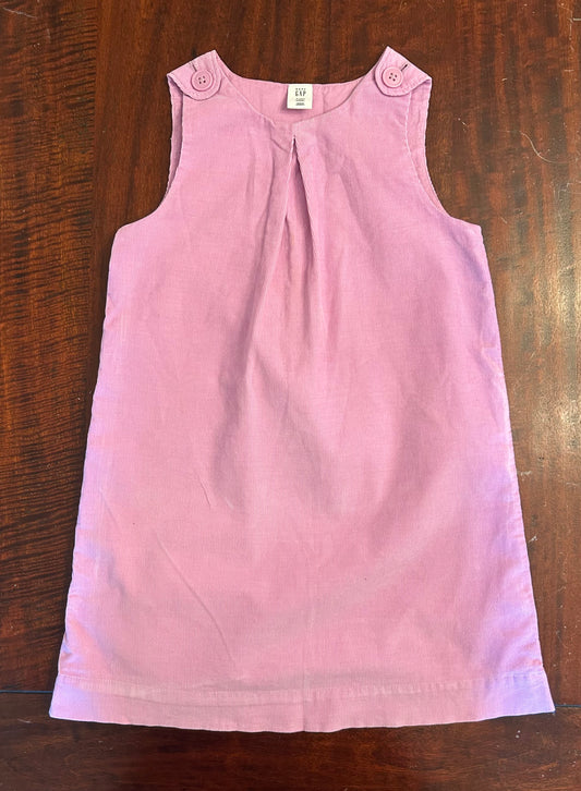GAP COURDOROY DRESS EUC LILAC - size Youth - 5 (XS)