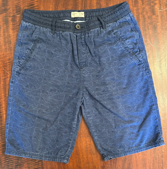 ZARA COTTON SHORTS WAVES HEAVY GUC - size Youth - 12 (L)