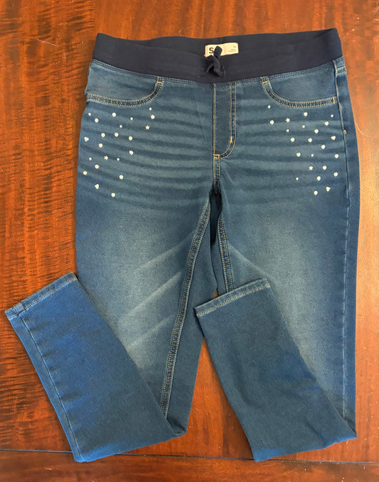SO JEGGINGS THIN VGUC LIGHT BLUE - size Youth - 18 (XXL)