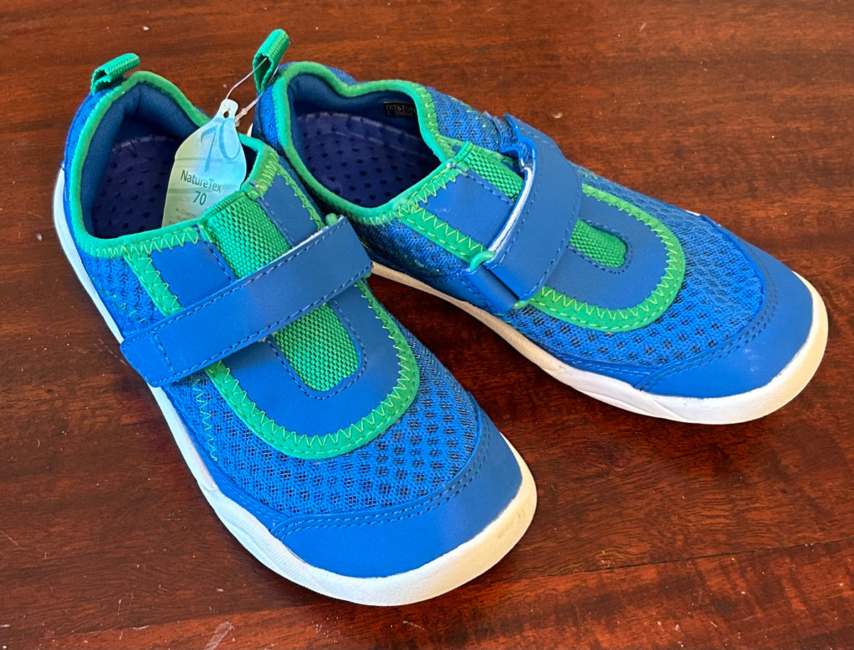 LANDS END WATER SHOE NEW NWT BUE GREEN - size Shoes - Kids 1