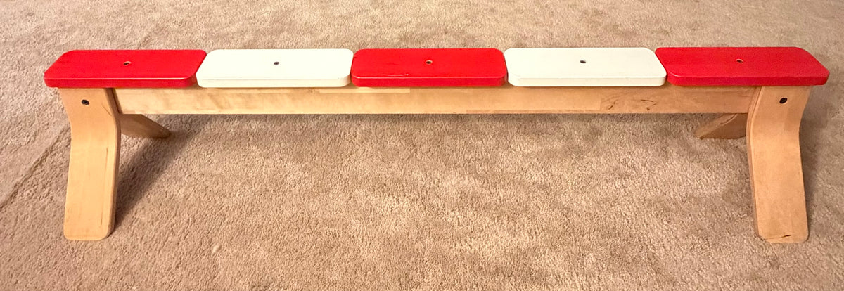 WOOD IKEA BALANCE BEAM 4.5FT X 1FT OFF GROUND