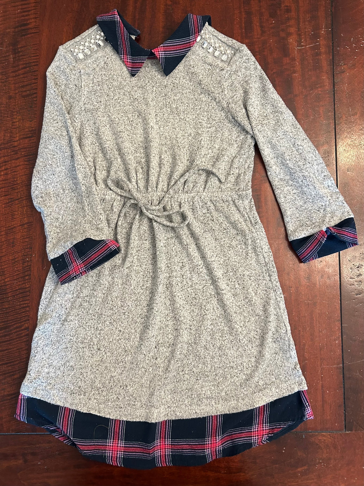MONTEAU KNIT DRESS EUC - size Youth - 7 (S)
