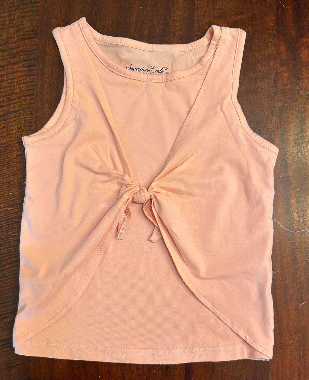 SLEEVLESS TANK TOP SOFT PINK GUC - size Youth - 6 (S)