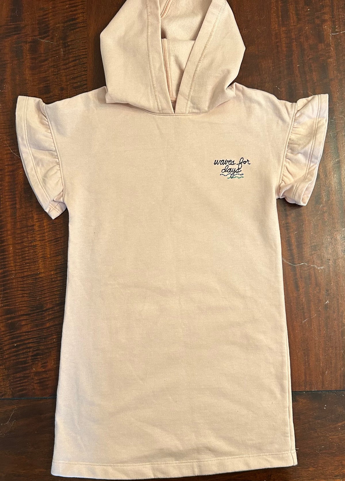GYMBOREE LIGHT PINK EUC TUNIC FLEECE - size Youth - 5 (XS)