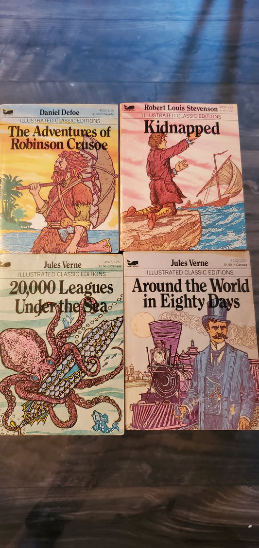 Robinson Crusoe, kidnap 20,000 Leagues, 80 days